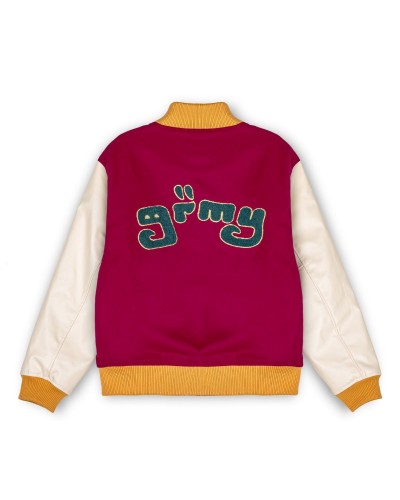 Chaqueta beisbolera Grimey Lust Mantra wine