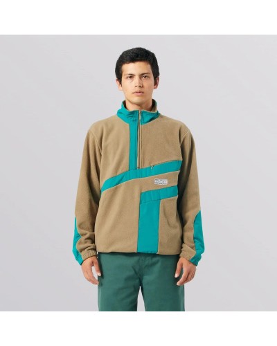 Forro polar HUF 1/4 Range Quarter olive