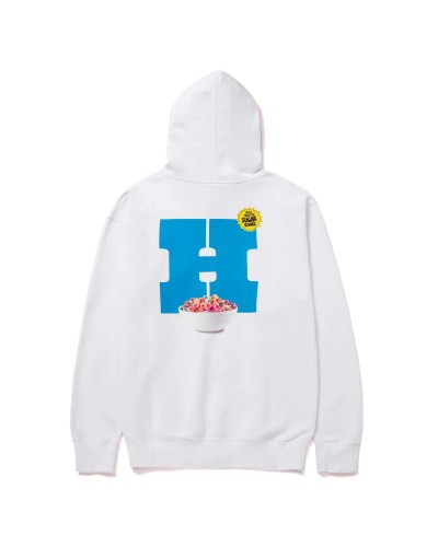 Sudadera capucha HUF Cereal Killer white