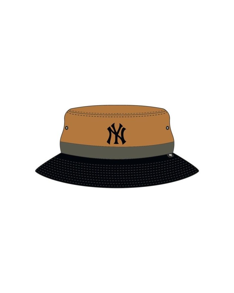 Bucket hat 47 Brand NY Yankees Camel tricolor