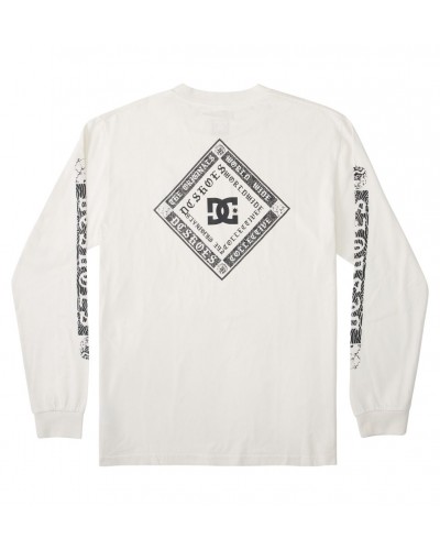 Camiseta manga larga DC Shoes East to West white