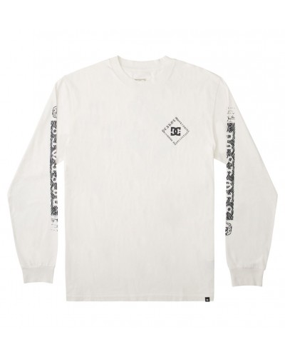 Camiseta manga larga DC Shoes East to West white