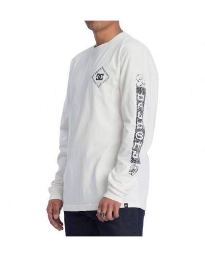 Camiseta manga larga DC Shoes East to West white