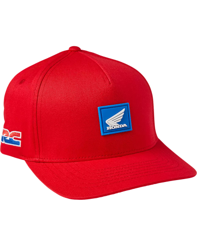 Gorra curva FlexFit FOX Honda Wing red