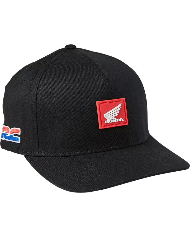 Gorra curva Flexfit FOX Honda Wing black