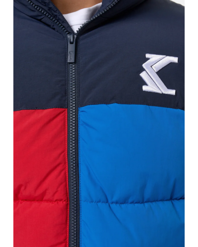 Chaquetón Karl Kani OG Block Puffer jacket navy red blue