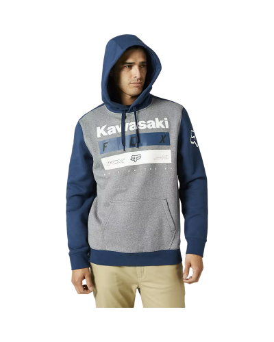 Sudadera Fox Kawi Stripes fleece grey blue