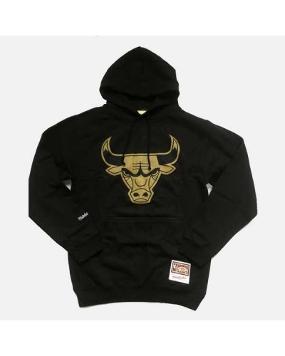 Sudadera capucha Mitchell & Ness Chicago Bulls Gold Team