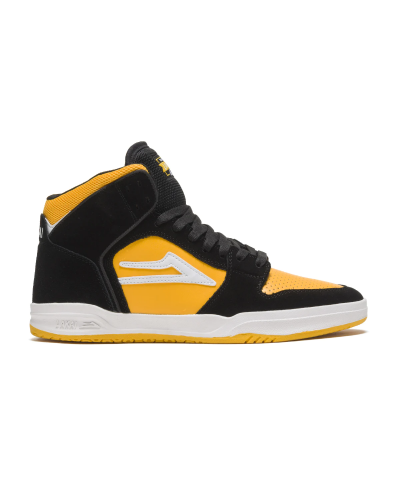 Botines Lakai Telford black yellow suede