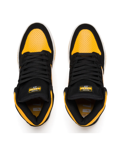 Botines Lakai Telford black yellow suede