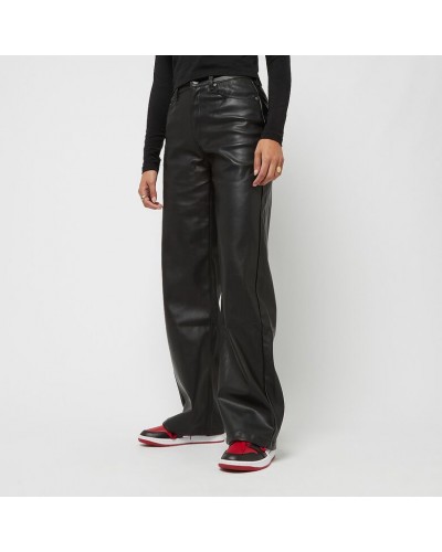 Pantalón chica ancho Karl Kani Small Signature PU Wide fit black