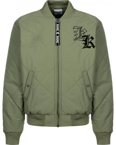 Chaqueta bomber Karl Kani Old English Quitted green