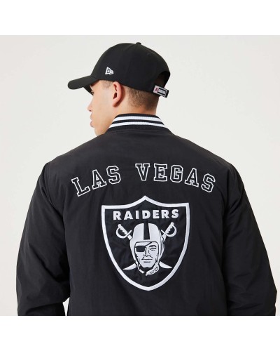 Chaqueta bomber New Era Las Vegas Raiders NFL Team Logo BP