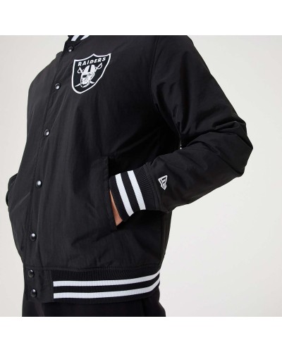 Chaqueta bomber New Era Las Vegas Raiders NFL Team Logo BP