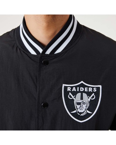 Chaqueta bomber New Era Las Vegas Raiders NFL Team Logo BP