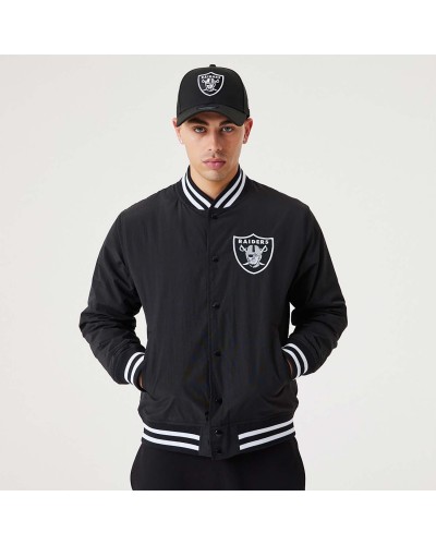 Chaqueta bomber New Era Las Vegas Raiders NFL Team Logo BP