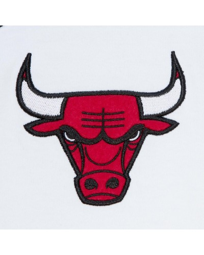 Camiseta beisbolera Mitchell & Ness NBA Practice Day Button Front Chicago Bulls white red