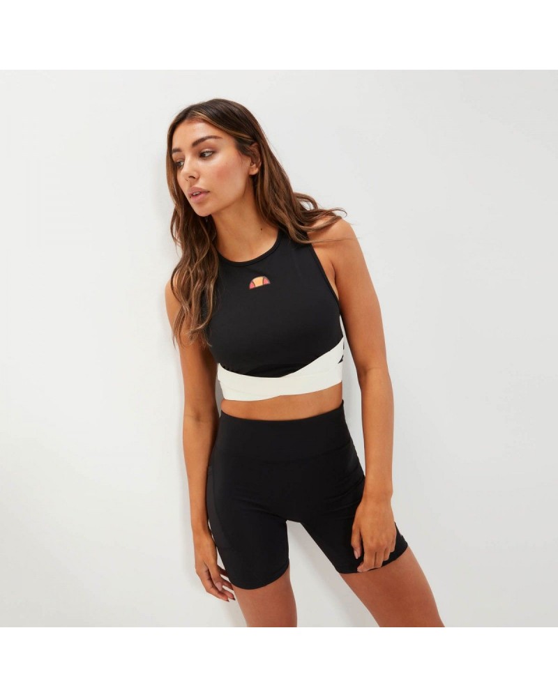 Camiseta crop Ellesse Chroma black