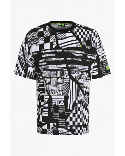 Camiseta Fila Valentino Rossi C57 aop oversized black white