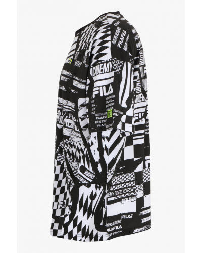 Camiseta Fila Valentino Rossi C57 aop oversized black white