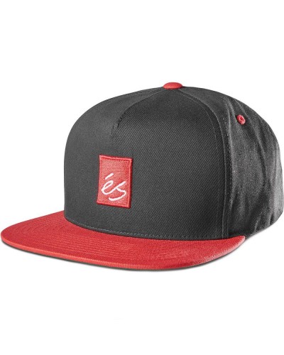 Gorra snapback ÉS Main Block black red