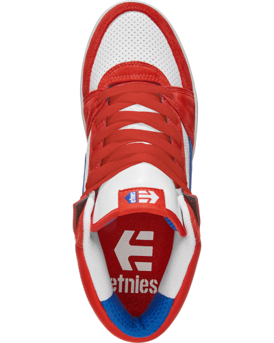 Botines Etnies MC Rap Hi red white blue