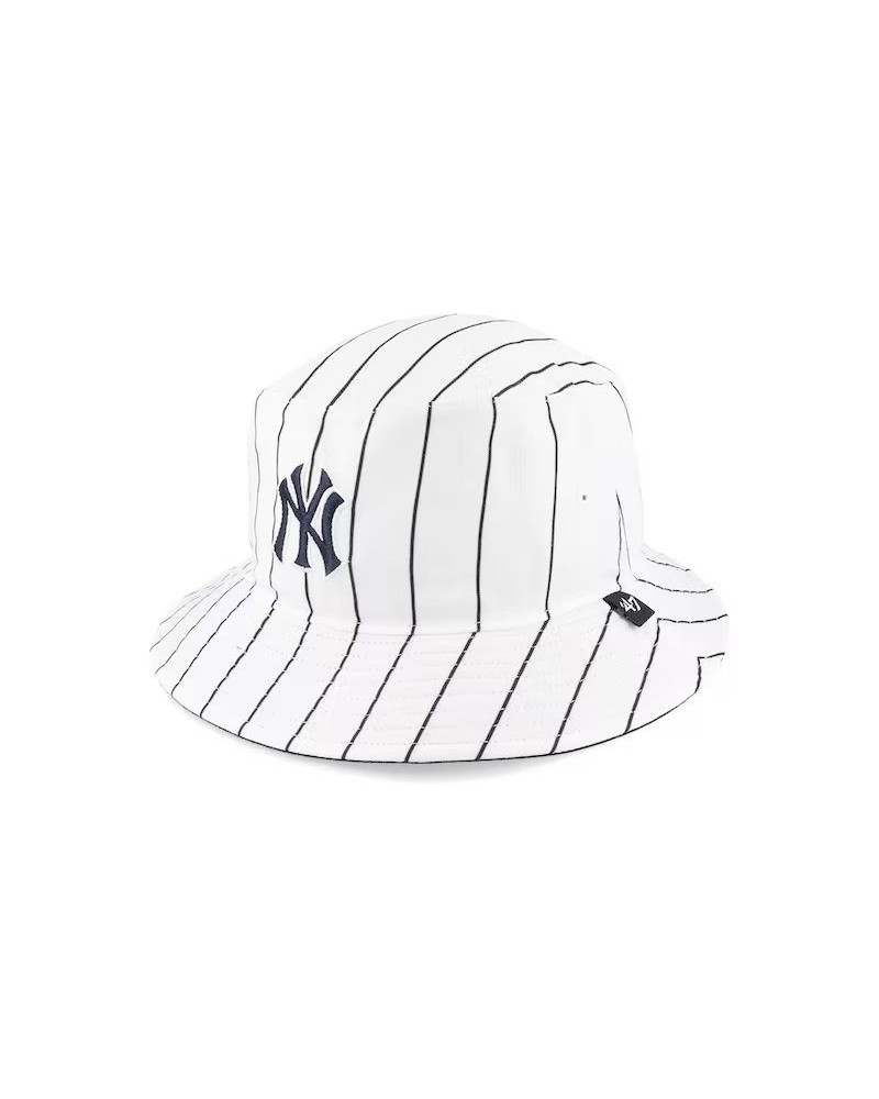 Bucket hat 47 Brand NY Yankees stripe white