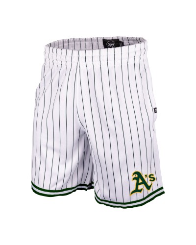 Shorts 47 Brand Oakland Athletic´s pinstriped Grafton white green