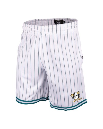 Shorts 47 Brand Pinstriped Grafton Anaheim Ducks white blue