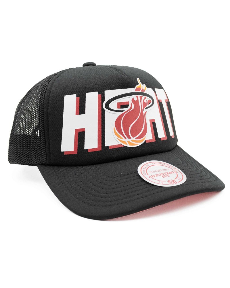 Gorra trucker Mitchell & Ness Miami Heat NBA Billboard black