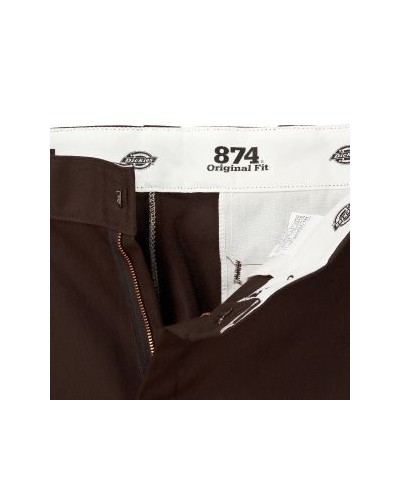 Pantalón Chino Original 874 DICKIES "Dark brown"