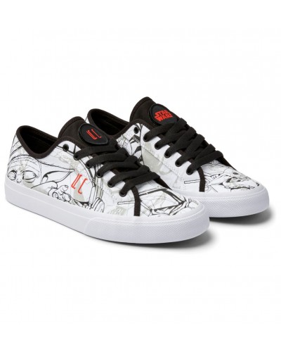 Zapatillas DC Shoes X Star Wars The Mandalorian Manual white black