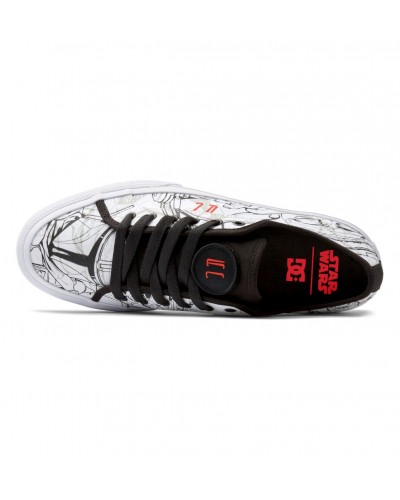 Zapatillas DC Shoes X Star Wars The Mandalorian Manual white black