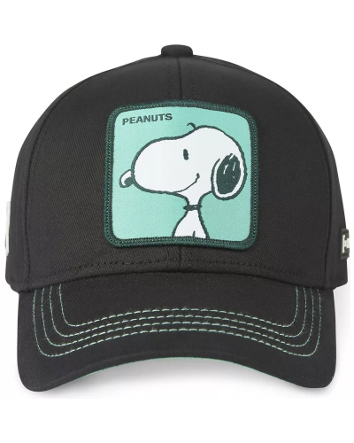 Gorra curva CapsLab Snoopy black turquoise