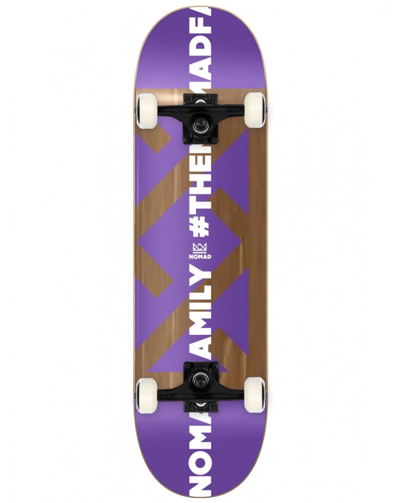 Tabla skateboard completa Nomad Wood Hashtag purple