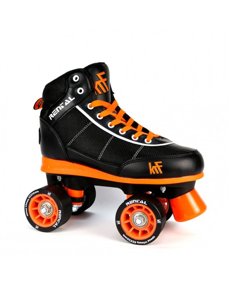 Patín quad KRF Rental Senior black orange