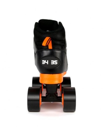 Patín quad KRF Rental Senior black orange