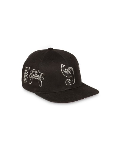 Gorra plana Grimey Tusker Temple black