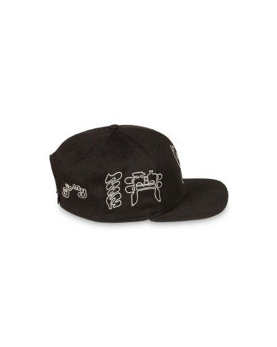 Gorra plana Grimey Tusker Temple black