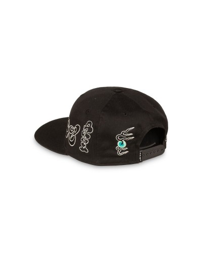 Gorra plana Grimey Tusker Temple black