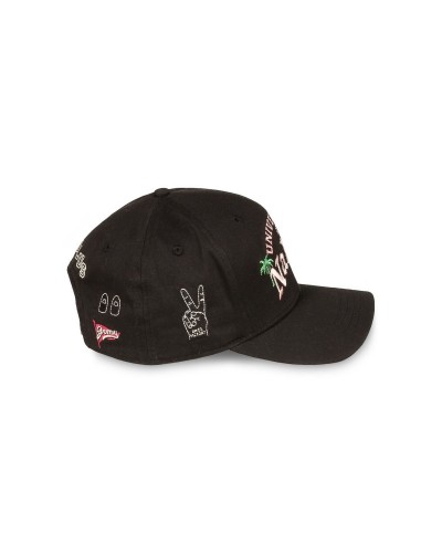 Gorra curva Grimey Nablus black