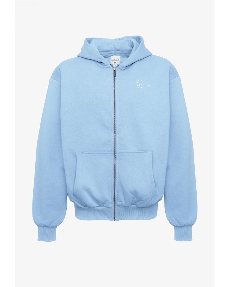 Sudadera cremallera capucha Karl Kani light blue