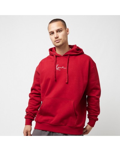 Sudadera capucha Karl Kani Small Signature Essential dark red