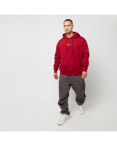 Sudadera capucha Karl Kani Small Signature Essential dark red