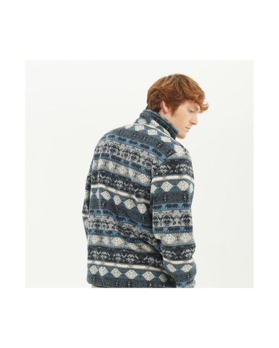 Sudadera polar Hydroponic Rumble blue grey navajo