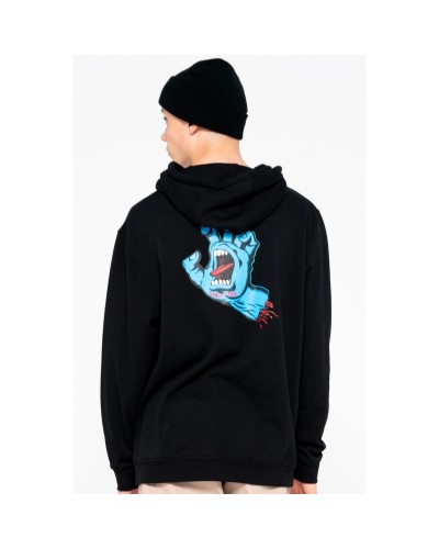 Sudadera capucha Santa Cruz Screaming hand chest black