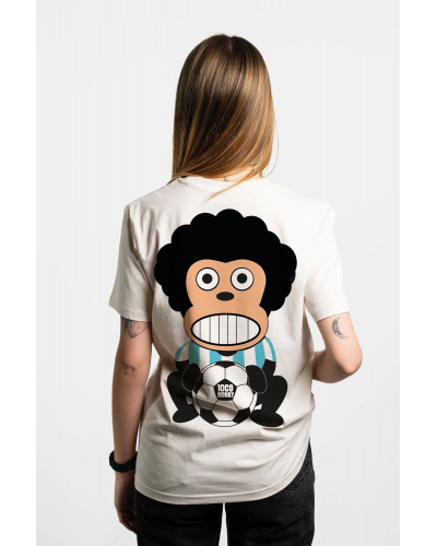 Camiseta unisex Num Wear Loco Monky 10CO vintage white