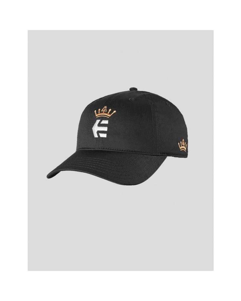 Gorra curva strapback Etnies Aurelien Giraud black