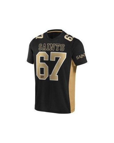 Camiseta polymesh Fanatics NFL New Orleans Saints black