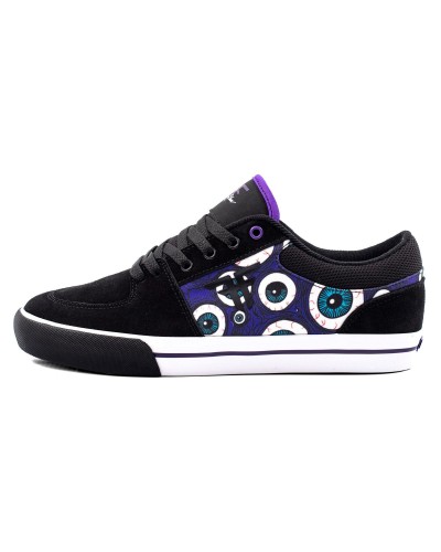 Zapatillas skate Fallen X Heroin skateboards Patriot Vulc black purple